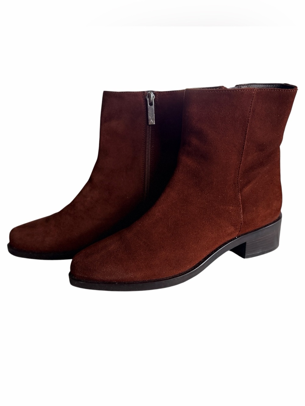 Aquatalia Rich Brown Suede Ankle Booties